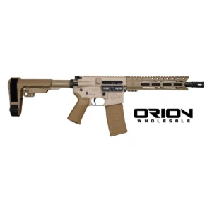 DIAMONDBACK DB15 5.56 PSTL 10" BRL TWO TONE MCMILLAN TAN/FDE 1-30RD PMAG SBA3 BRACE