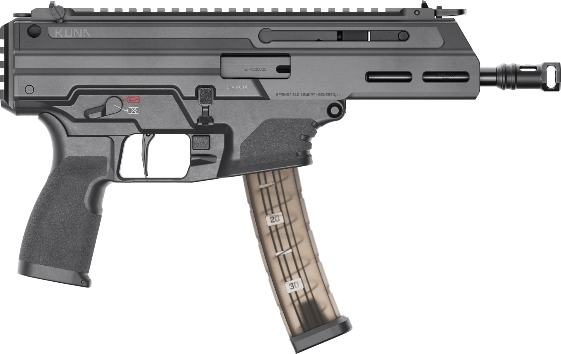 SPG KUNA PST 40SW 6B BLK 30RD